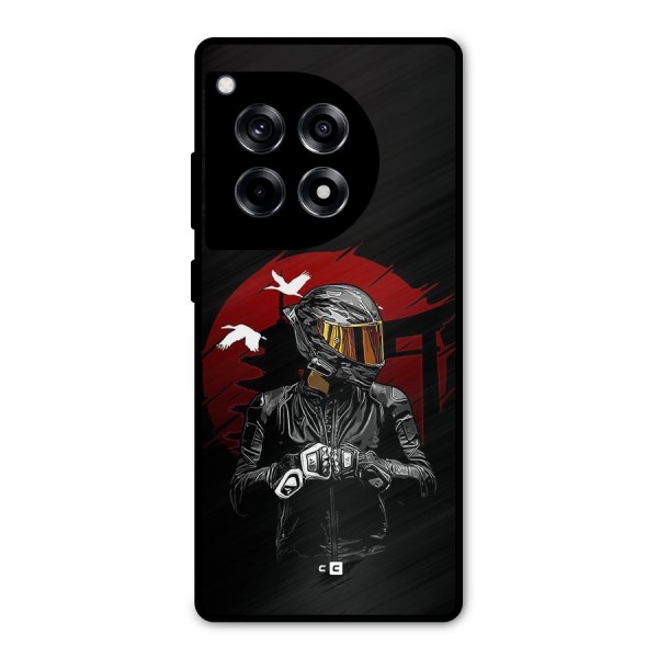 Moto Rider Ready Metal Back Case for OnePlus 12R