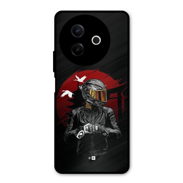 Moto Rider Ready Metal Back Case for Vivo Y39