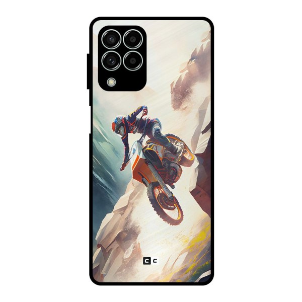 Mountain Biker Metal Back Case for Galaxy M33