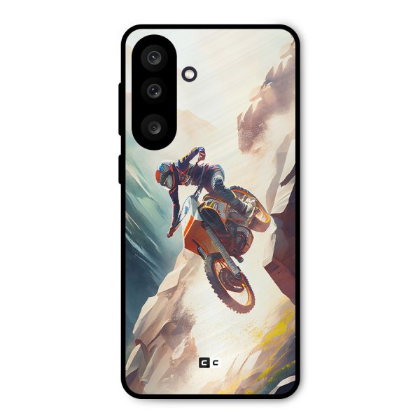 Mountain Biker Metal Back Case for Galaxy M56