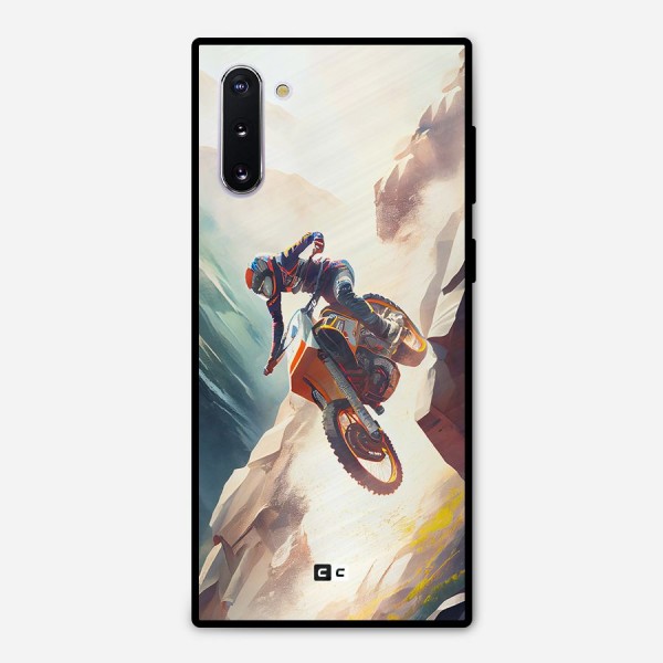 Mountain Biker Metal Back Case for Galaxy Note 10