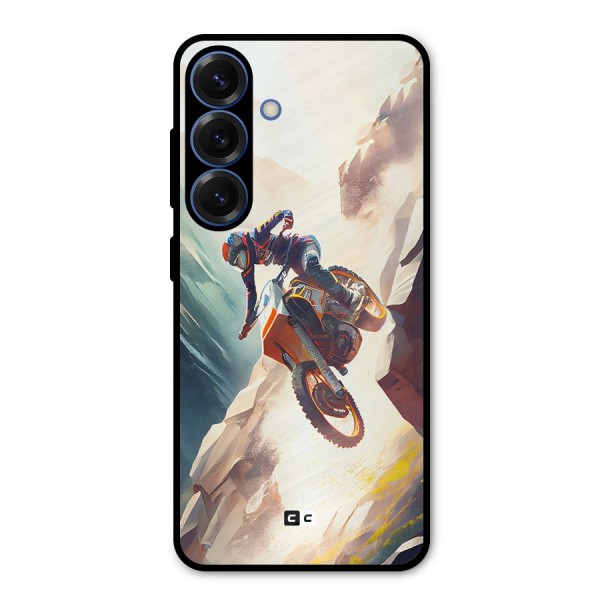 Mountain Biker Metal Back Case for Galaxy S25