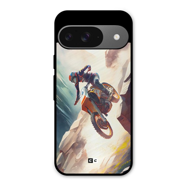 Mountain Biker Metal Back Case for Google Pixel 9