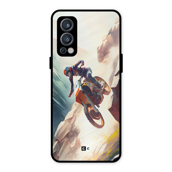 Mountain Biker Metal Back Case for OnePlus Nord 2 5G