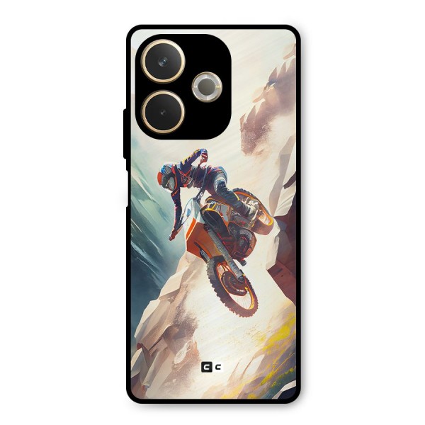 Mountain Biker Metal Back Case for Oppo A5 Pro