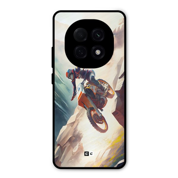 Mountain Biker Metal Back Case for Oppo F29 Pro