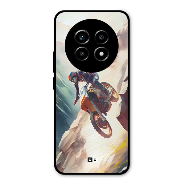 Mountain Biker Metal Back Case for Realme 13 Pro