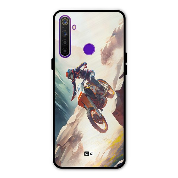 Mountain Biker Metal Back Case for Realme Narzo 10