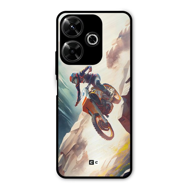 Mountain Biker Metal Back Case for Redmi 13 5G