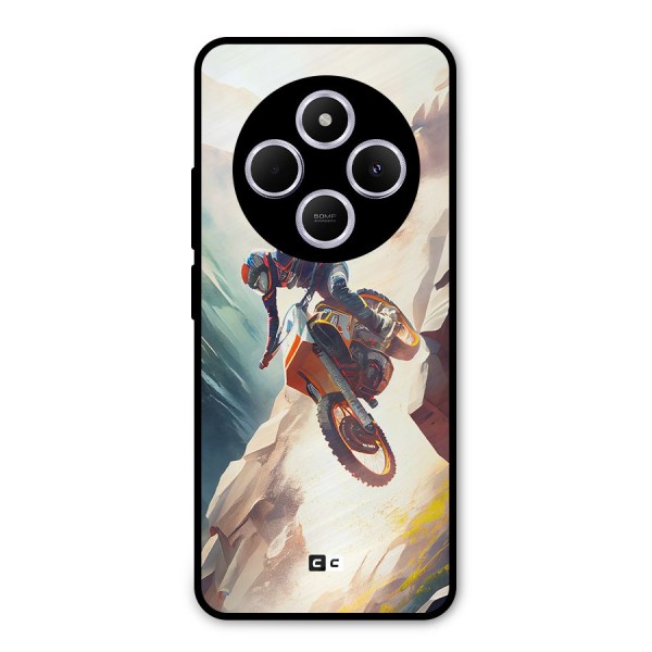 Mountain Biker Metal Back Case for Redmi 14C