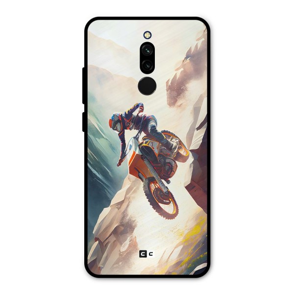 Mountain Biker Metal Back Case for Redmi 8