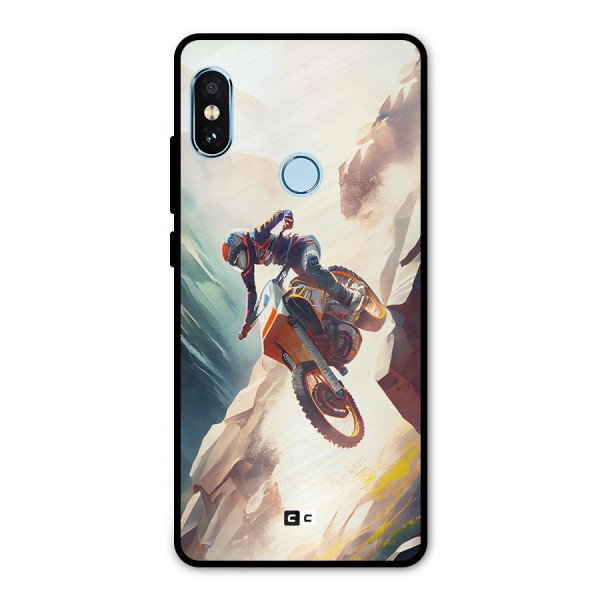 Mountain Biker Metal Back Case for Redmi Note 5 Pro