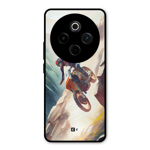 Mountain Biker Metal Back Case for Vivo T4