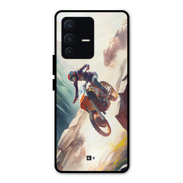 Mountain Biker Metal Back Case for Vivo V23 Pro