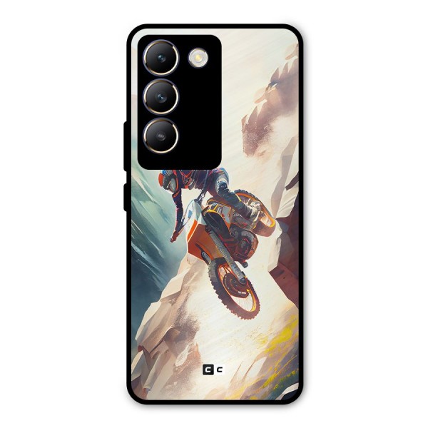 Mountain Biker Metal Back Case for Vivo Y200e