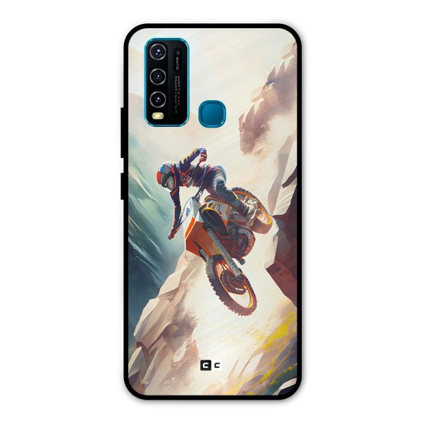 Mountain Biker Metal Back Case for Vivo Y50
