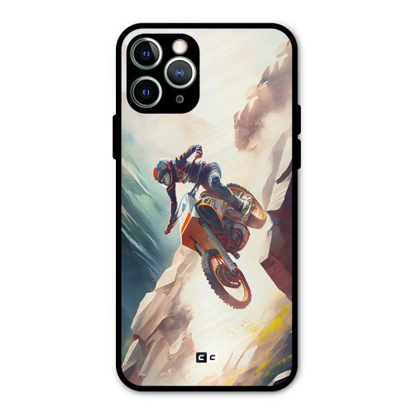 Mountain Biker Metal Back Case for iPhone 11 Pro Max