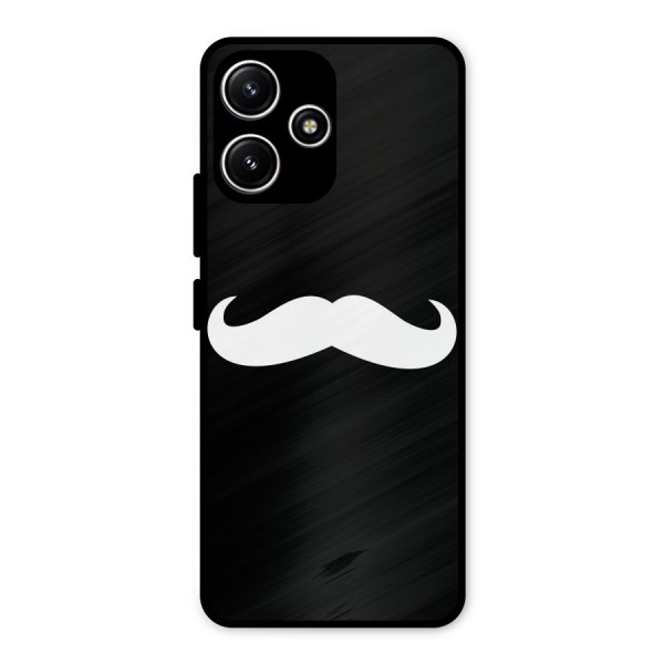 Moustache Love Metal Back Case for Redmi 12 5G