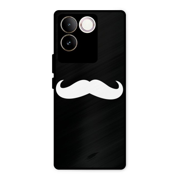 Moustache Love Metal Back Case for iQOO Z7 Pro