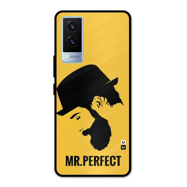 Mr Perfect Metal Back Case for Vivo V21e 5G