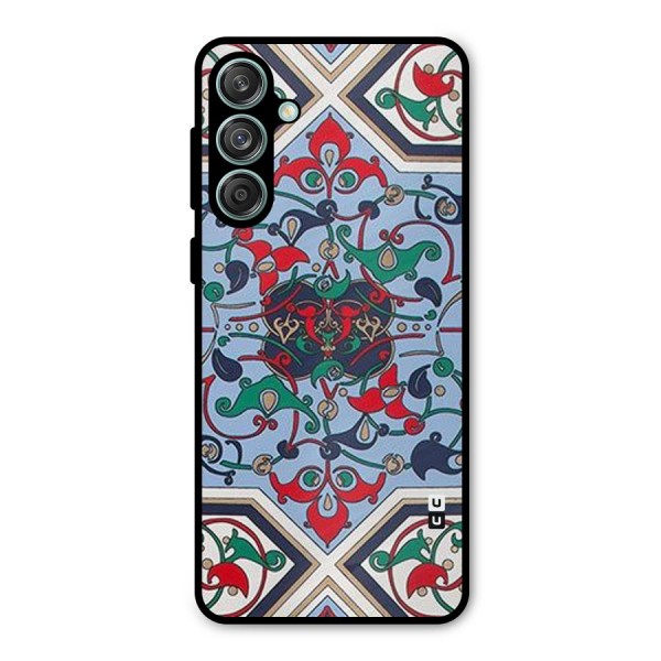 Multi Block Pattern Metal Back Case for Galaxy M55 5G