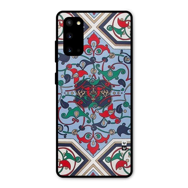 Multi Block Pattern Metal Back Case for Galaxy S20