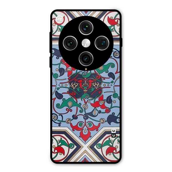 Multi Block Pattern Metal Back Case for Oppo Find X8 Pro