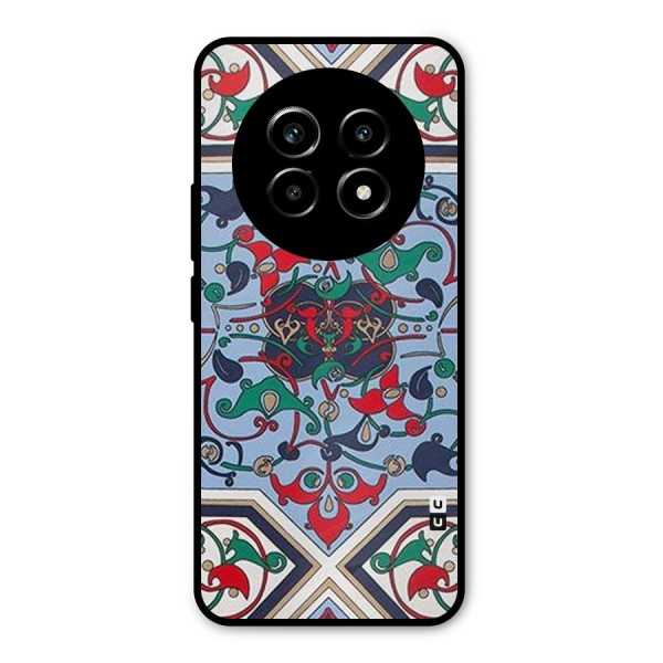 Multi Block Pattern Metal Back Case for Realme 13 Pro