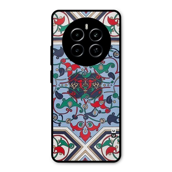 Multi Block Pattern Metal Back Case for Realme P1