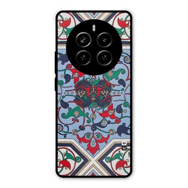 Multi Block Pattern Metal Back Case for Realme P1 Pro