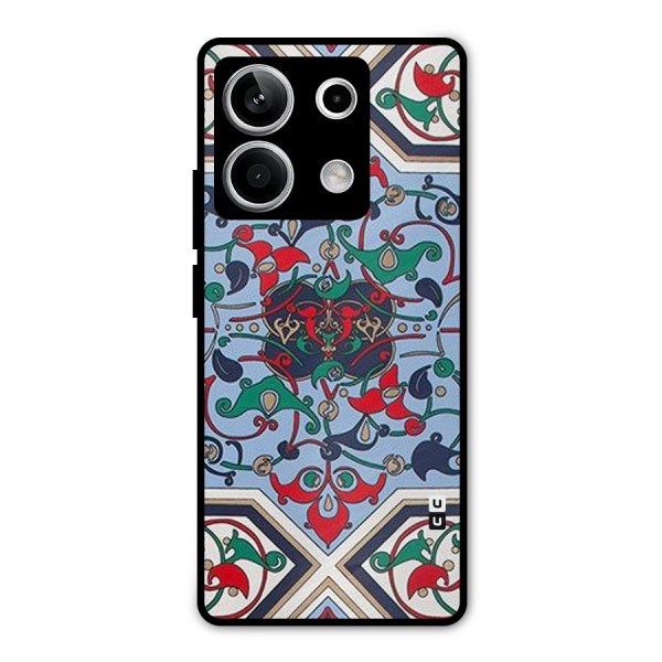 Multi Block Pattern Metal Back Case for Redmi Note 13 5G
