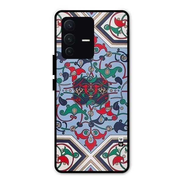 Multi Block Pattern Metal Back Case for Vivo V23 Pro