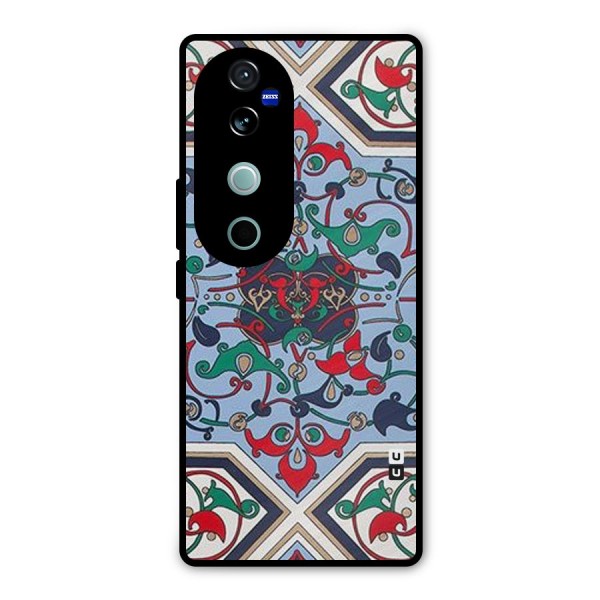 Multi Block Pattern Metal Back Case for Vivo V40