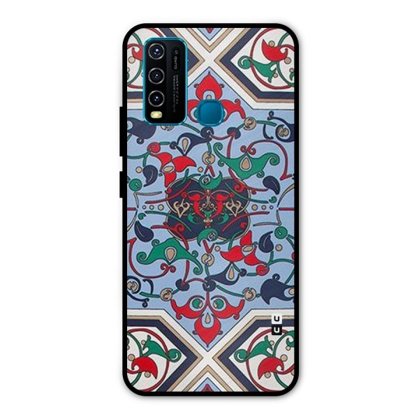 Multi Block Pattern Metal Back Case for Vivo Y50