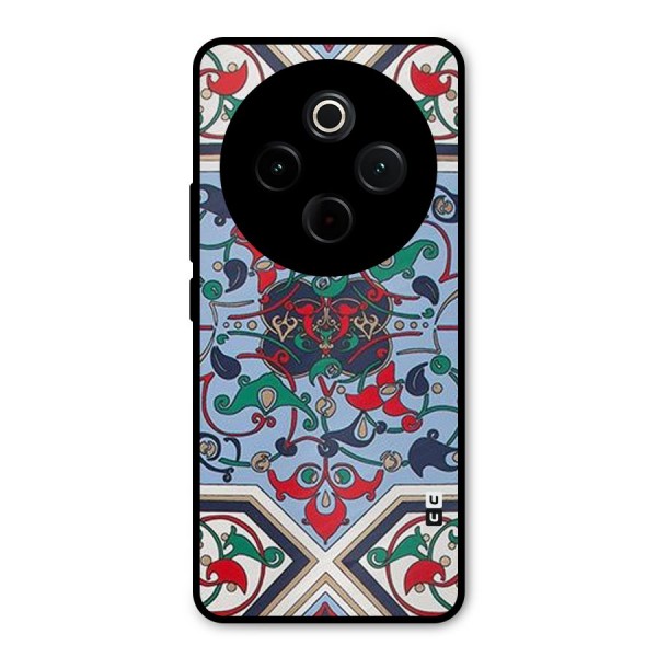 Multi Block Pattern Metal Back Case for iQOO Z10
