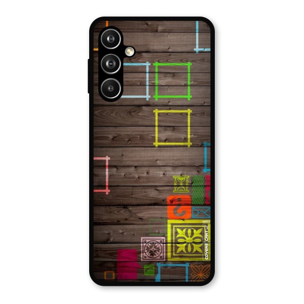 Multicolor Frame Design Metal Back Case for Galaxy F54