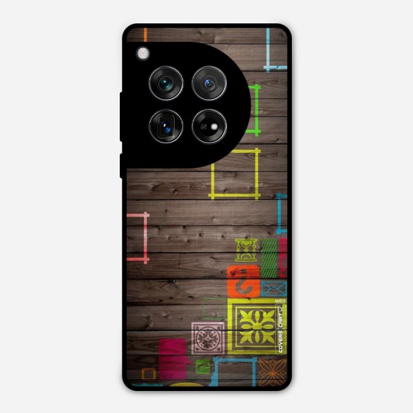 Multicolor Frame Design Metal Back Case for OnePlus 12