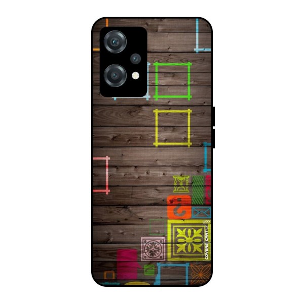 Multicolor Frame Design Metal Back Case for OnePlus Nord CE 2 Lite 5G
