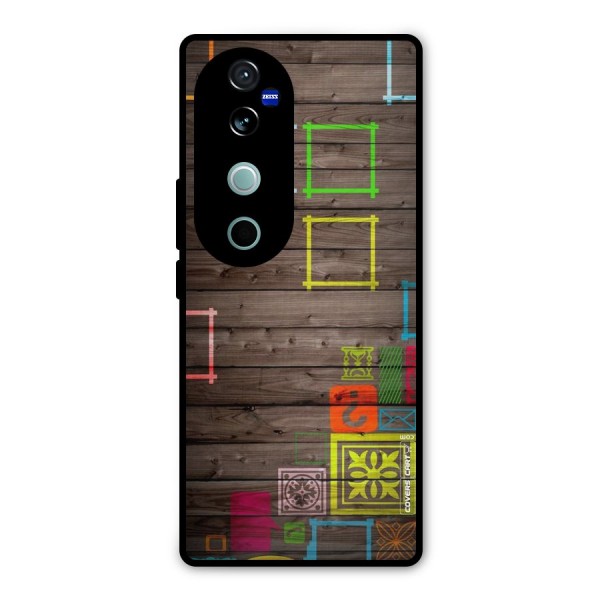 Multicolor Frame Design Metal Back Case for Vivo V40
