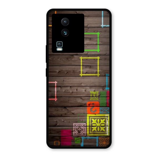 Multicolor Frame Design Metal Back Case for iQOO Neo 7 Pro