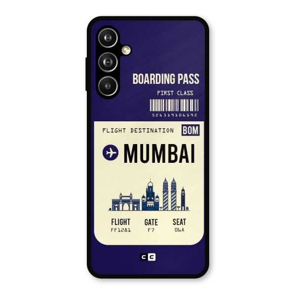 Mumbai Boarding Pass Metal Back Case for Galaxy F54