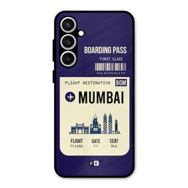 Mumbai Boarding Pass Metal Back Case for Galaxy S23 FE