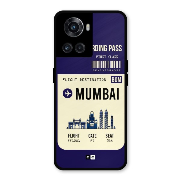 Mumbai Boarding Pass Metal Back Case for OnePlus 10R