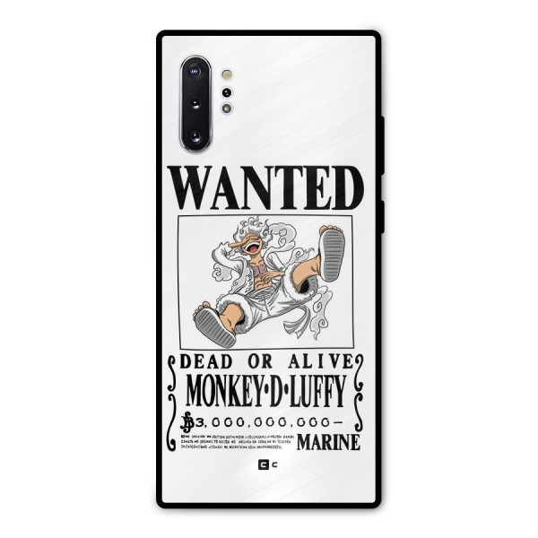 Munkey D Luffy Wanted  Metal Back Case for Galaxy Note 10 Plus