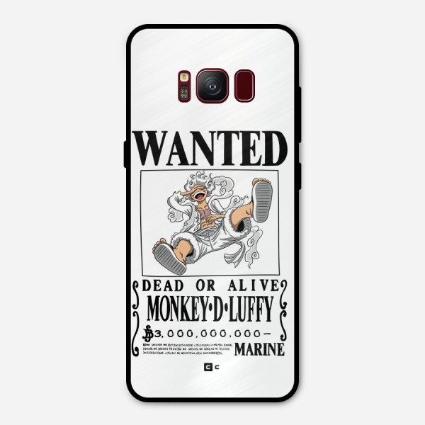 Munkey D Luffy Wanted  Metal Back Case for Galaxy S8