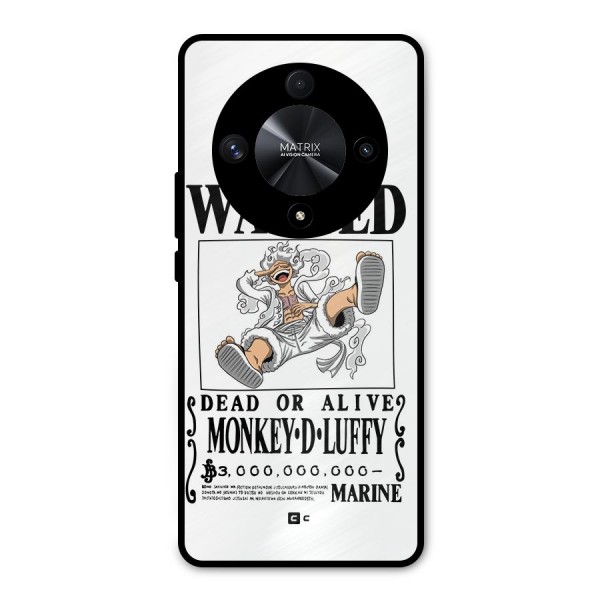 Munkey D Luffy Wanted  Metal Back Case for Honor X9b