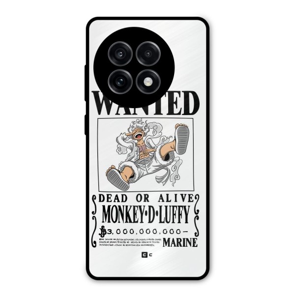 Munkey D Luffy Wanted  Metal Back Case for OnePlus 13R