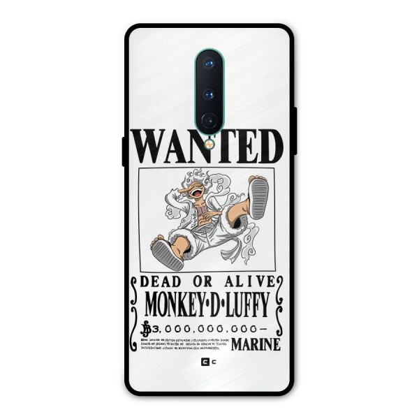 Munkey D Luffy Wanted  Metal Back Case for OnePlus 8