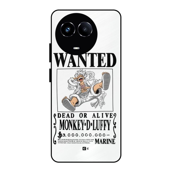 Munkey D Luffy Wanted  Metal Back Case for Realme 11X
