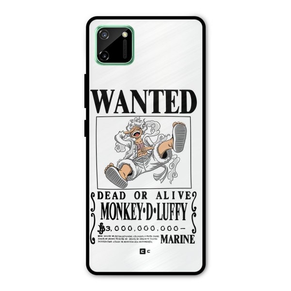 Munkey D Luffy Wanted  Metal Back Case for Realme C11